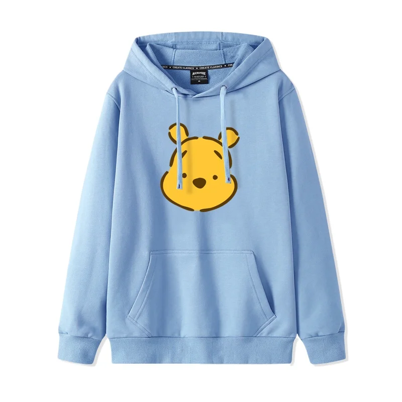 Cartoon anime cute Pooh Bear hoodie women\'s Disney loose ins style hooded jacket hoodies  clothes  hoodies women  anime hoodie