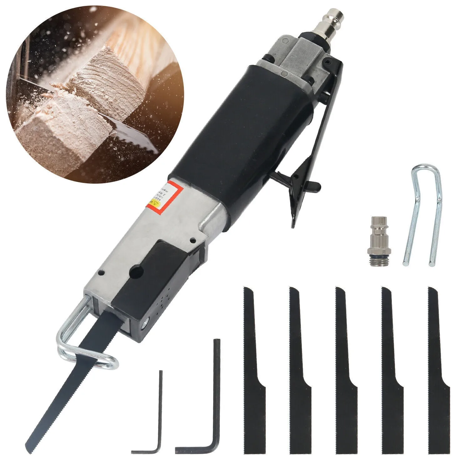 Air Reciprocating Saw Pneumatic Body Saw Tool Blades Heavy Duty Hacksaw Cutter