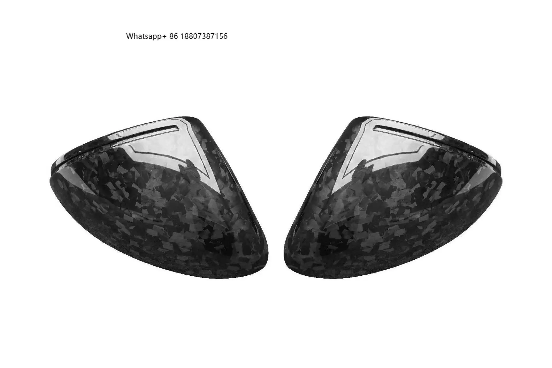 

For 718 Cayman 9Y0 Replacement Dry Carbon Forged Rearview Mirror Housing Bolt-On New Condition Bumper Exhaust Cut-Outs