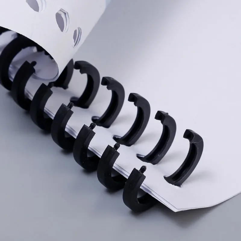 Plastic Binding Combs Detachable Binder Rings for Document Notebook File Calendar Picture Album Making Office School Supplies