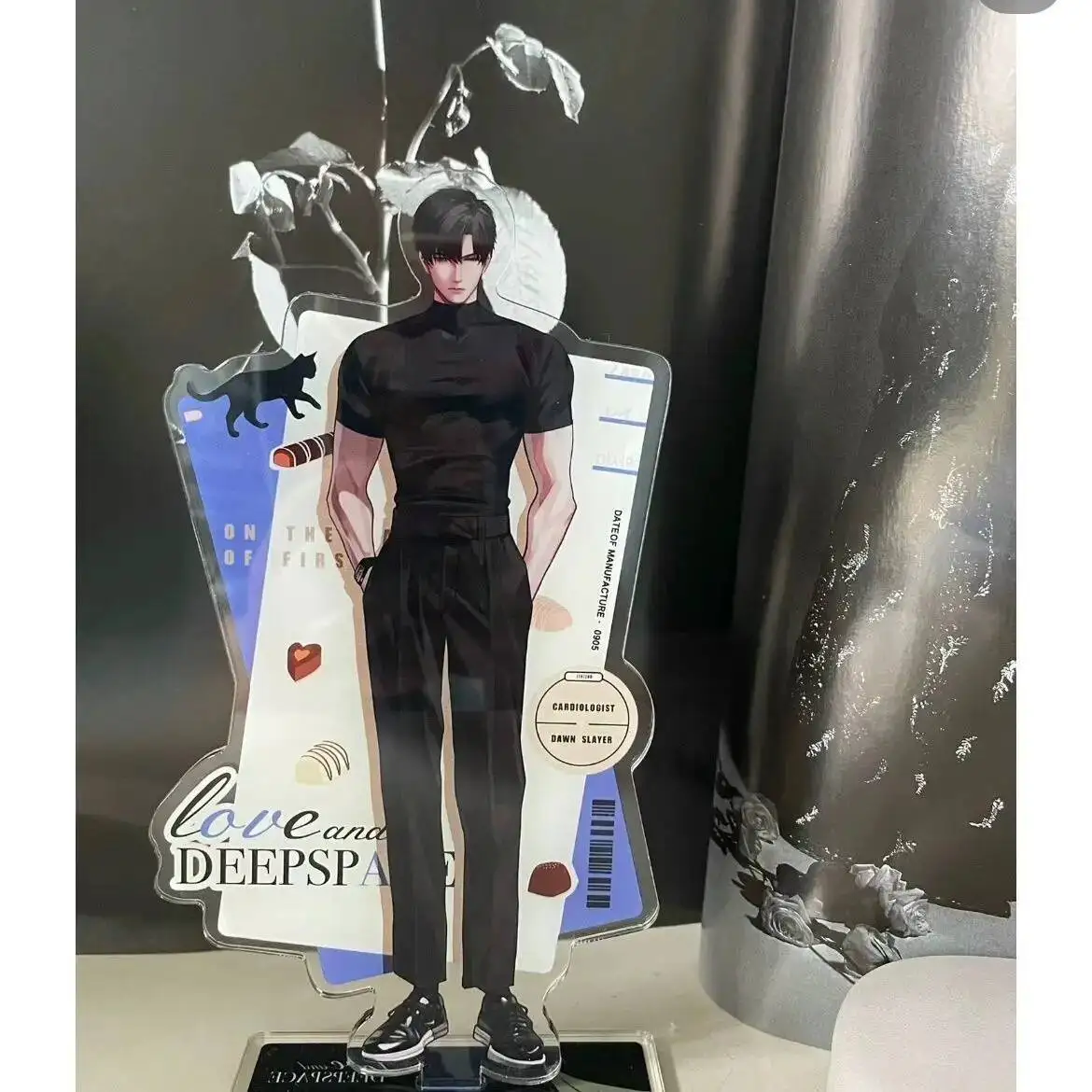 

Anime GAME Love And Deepspace Zayne Anime Figure Acrylic Stand Model Plate Desk Decor Standing Sign Desktop Fans
