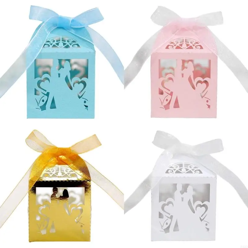 

F68D Hollow Candy Boxs набор из 50 упаковки для подарков на день рождения девочек для девочек