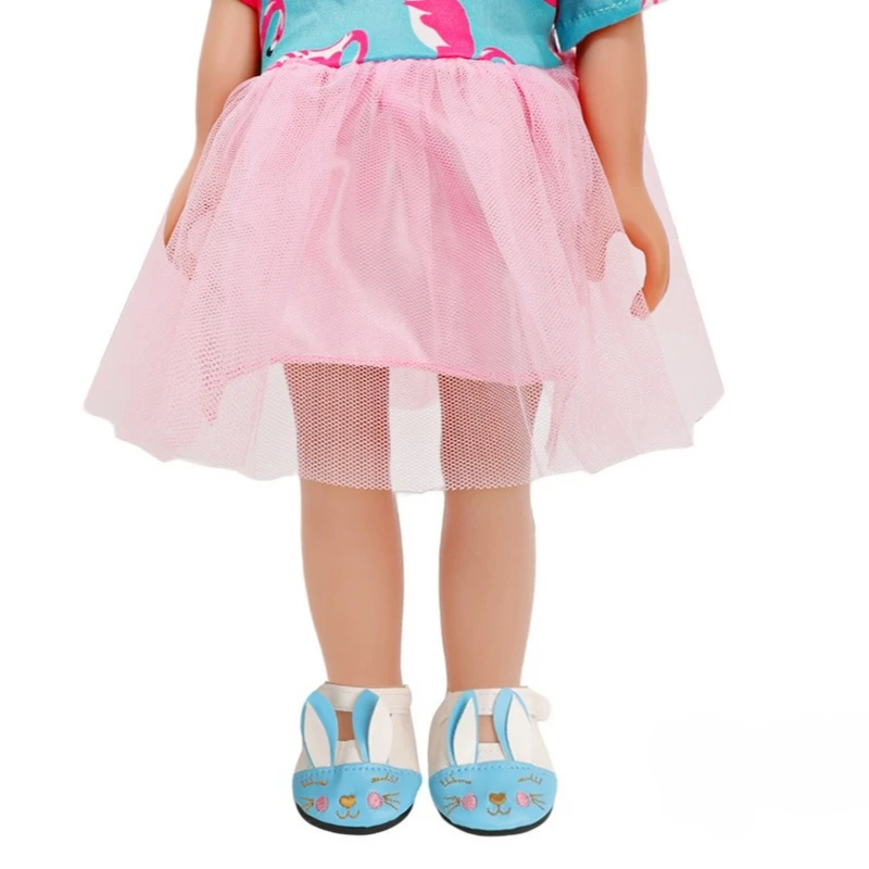Roupas e sapatos de boneca, venda imperdível, saia de gaze de boneca americana de 18 polegadas, 43cm, acessórios de roupas de boneca Eve