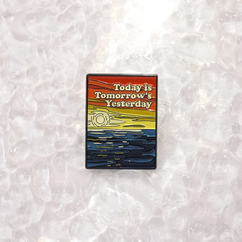 창의적인 새벽 그림 브로치 핀 사랑의 하트 모양 험버그 스위트 홈 아보카도 에나멜 라펠 핀 액세서리 코사지 주얼리 소품