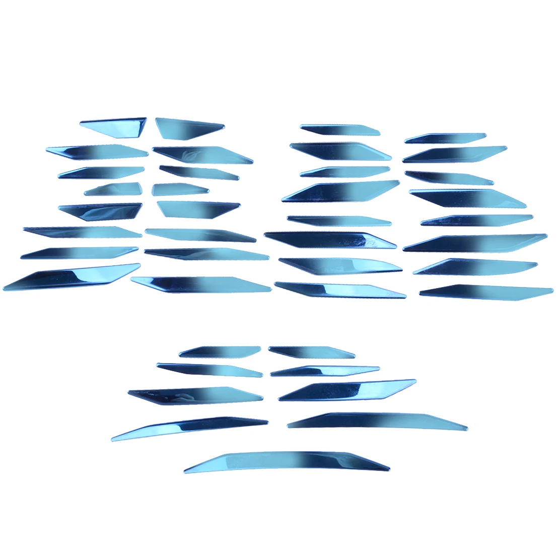 

New Car Blue Front Bumper Grille Decal Cover Trim Stainless Steel Decoration Fit for Toyota Highlander 2020 2021 2022