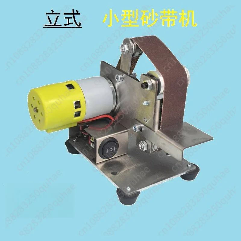 Mini Compact Electric Belt Sander, Multi-functional Portable Grinder for Polishing & Knife Sharpening