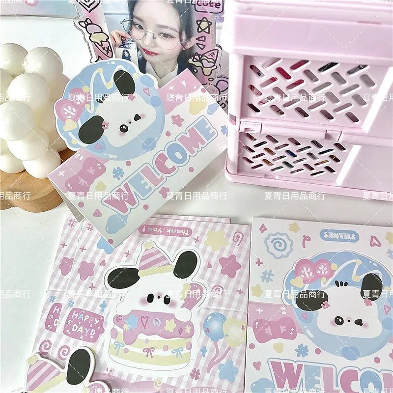 5 set/Pack Cute Cartoon Korean Style Kpop Photo Card Head and Back Card Packaging Set Sell Card Packaging Gift Package Supplies