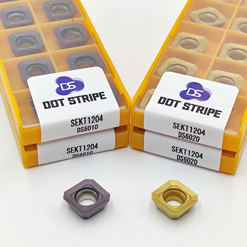 SEKT1204 AFTN FK VP15TF 10Pcs เครื่องกลึง CNC Lnternal โลหะเครื่องมือ SEKT 1204 UE6020 US735คาร์ไบด์แทรกตัด