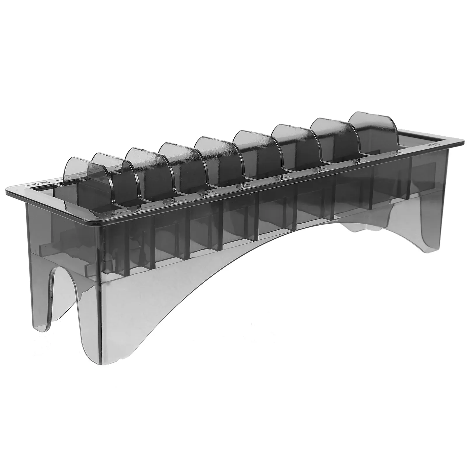 Professional Hair Tool Organizer Clipper Guard Holder for Hair Styling Tools Plastic Base Box for Clipper Comb Easy to Carry