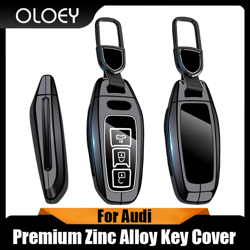 

Для Audi A5L/A6L E-tron/Q6L-защитный чехол для ключей, брелок для ключей, чехол для ключей премиум-класса из цинкового сплава