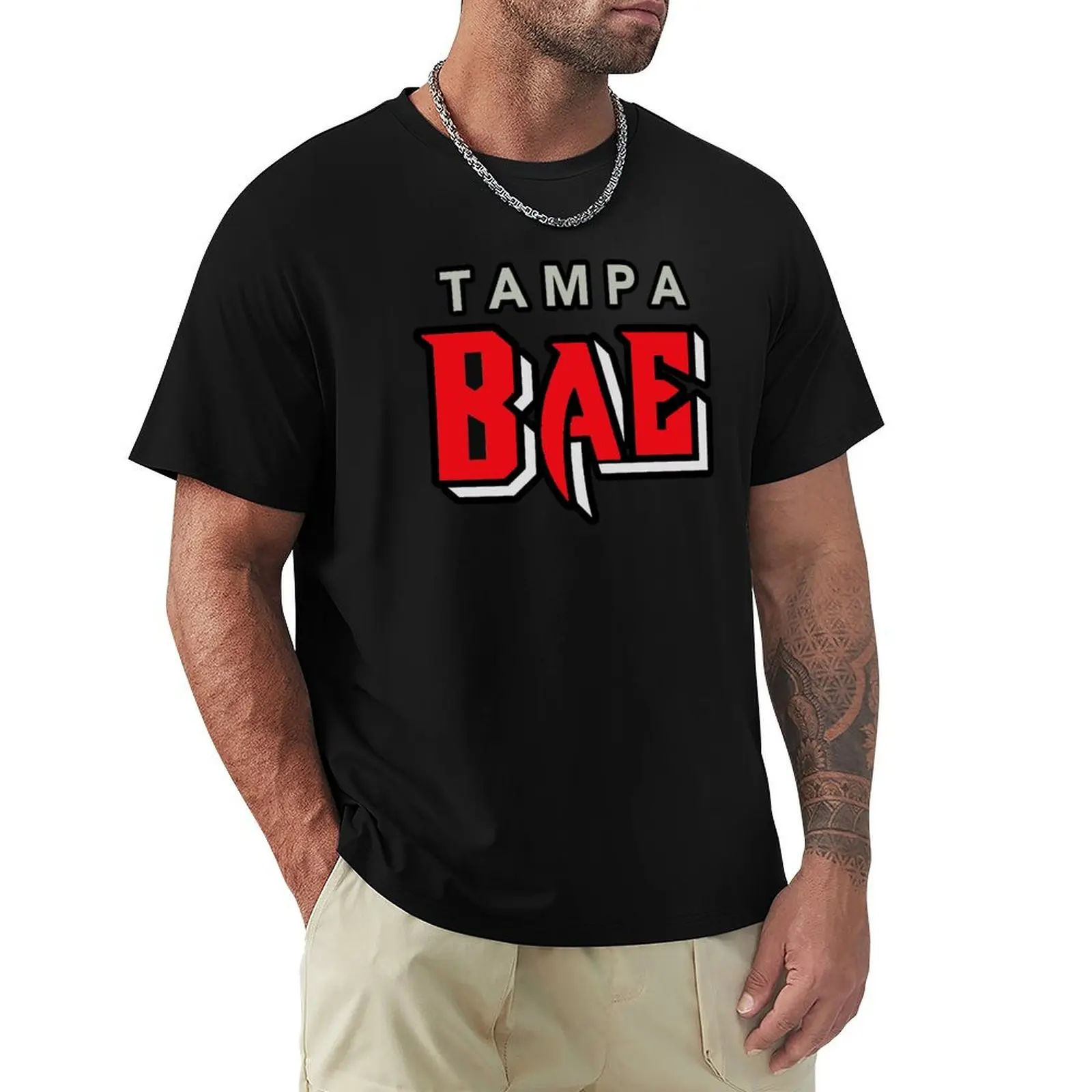 

TAMPA BAE FUNNY SHIRT AND STICKER T-Shirt Athletic Quick Dry T-Shirt for Men