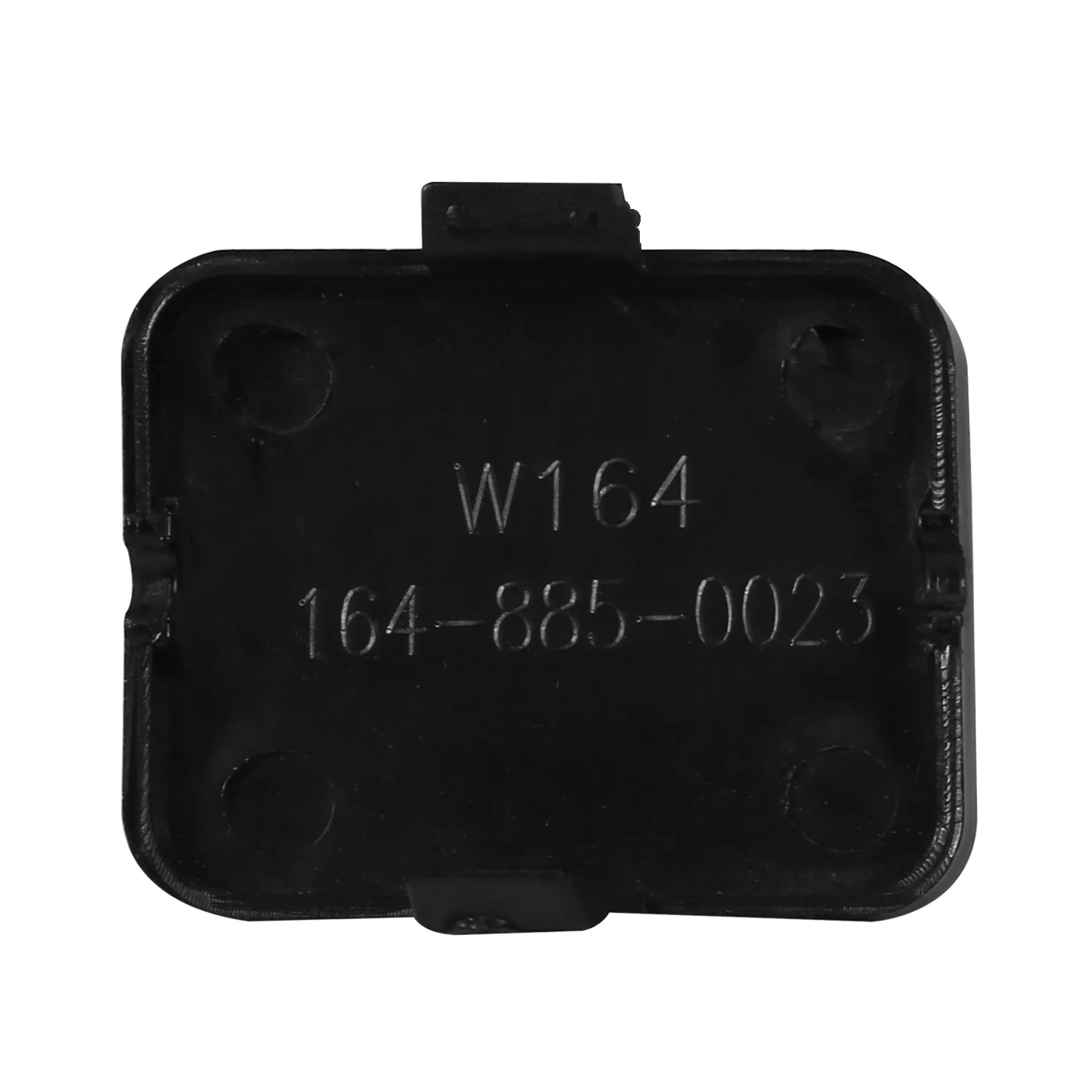 1 Uds. Tapa de cubierta de gancho de ojo de remolque de parachoques delantero negro para mercedes-benz W164 ML320 X164 GL320 2005-2014 1648850023