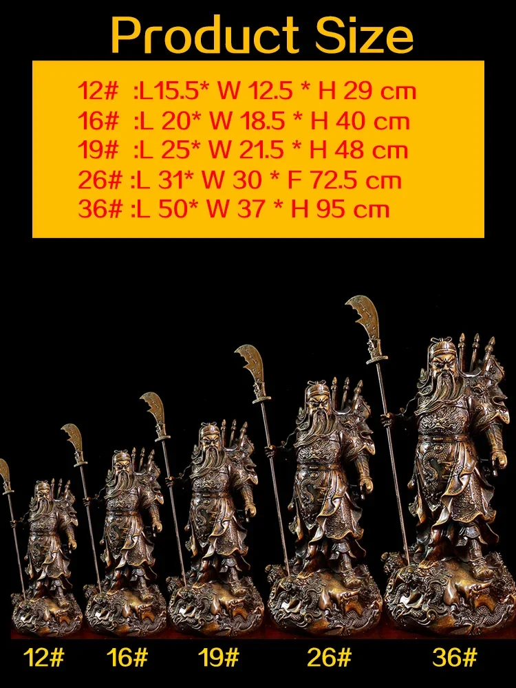 Resin Crafts God Of Wealth Wood Sculpture Buddha Statue Guan Yu Decorations  Guan Yu Statue Red Face Statue Ornaments