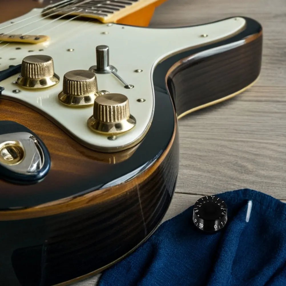 

8Pcs Electric Guitar Accessories Potentiometer Knobs Plastic Volume Tone Control Knobs for Guitar Bass Amplifier Replacement