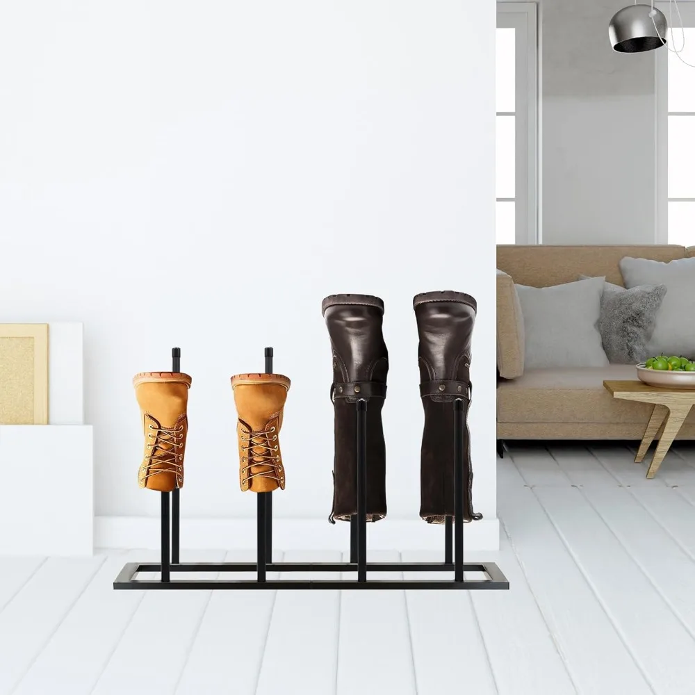 

Boot Rack Shoe Cabinet Metal Shoe Rack for Closet Shoe Organizer for Closet for 4 Pairs Free Standing Shoe Racks Shoe Cabinet St