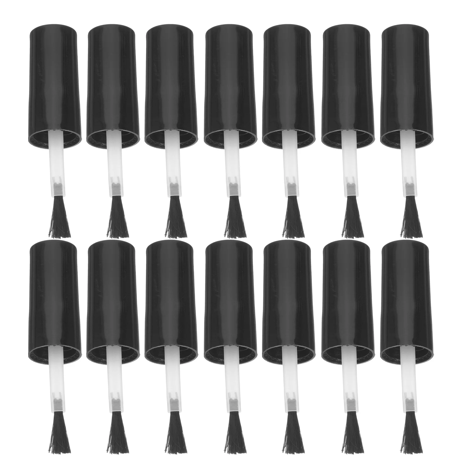 

20Pcs Gel Nail Polish Bottle Caps Replacement Brush Applicator for Fast Precise Nail Painting Ideal Salon Home Use