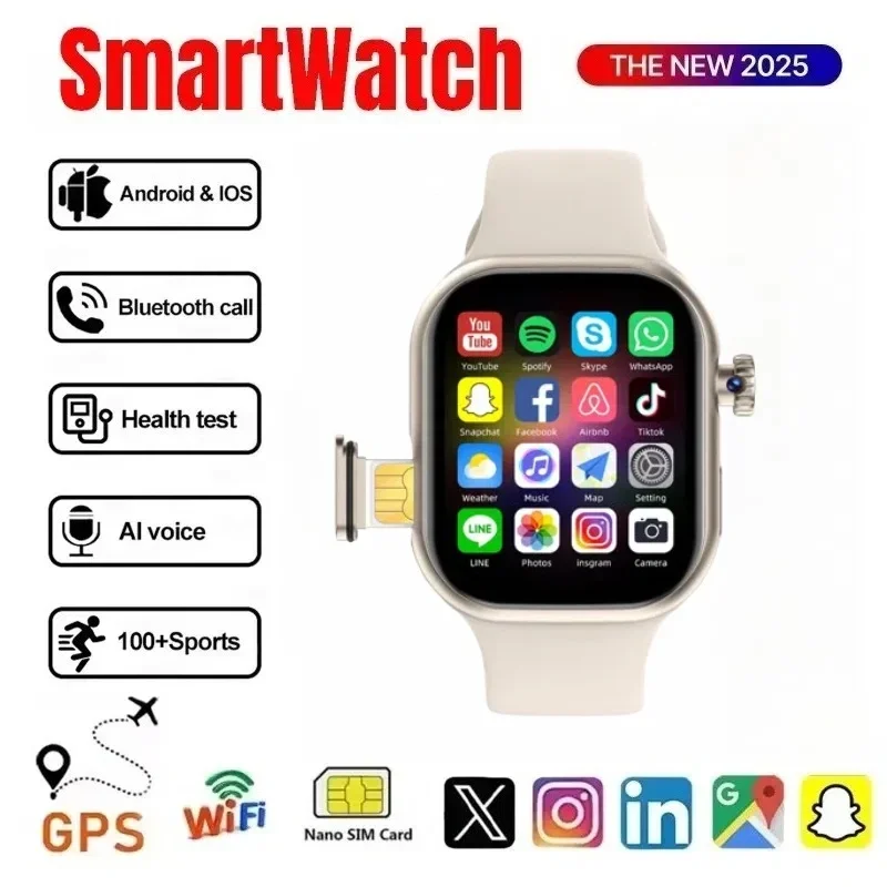 

Умные часы BW06 Pro Max 4G: Android 10, камера 256 ГБ + 8 МП, GPS/WiFi/BT 5,2, AMOLED 2,1 дюйма, ЭКГ + SpO2