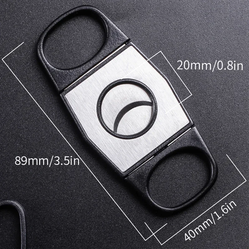 NOW ENJOY New Portable Plastic Cigar Scissors Stainless Steel Cigar Scissors Smoking Accessories Cigar Clippers Double Edges