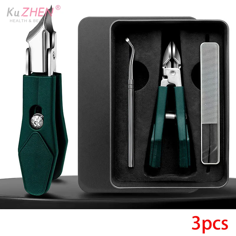 

Anti-splash Nail Clippers Stainless Steel Ingrown Toenail Cuticle Cutter Diagonal Pliers Household Nail Trimmer Manicure Tools