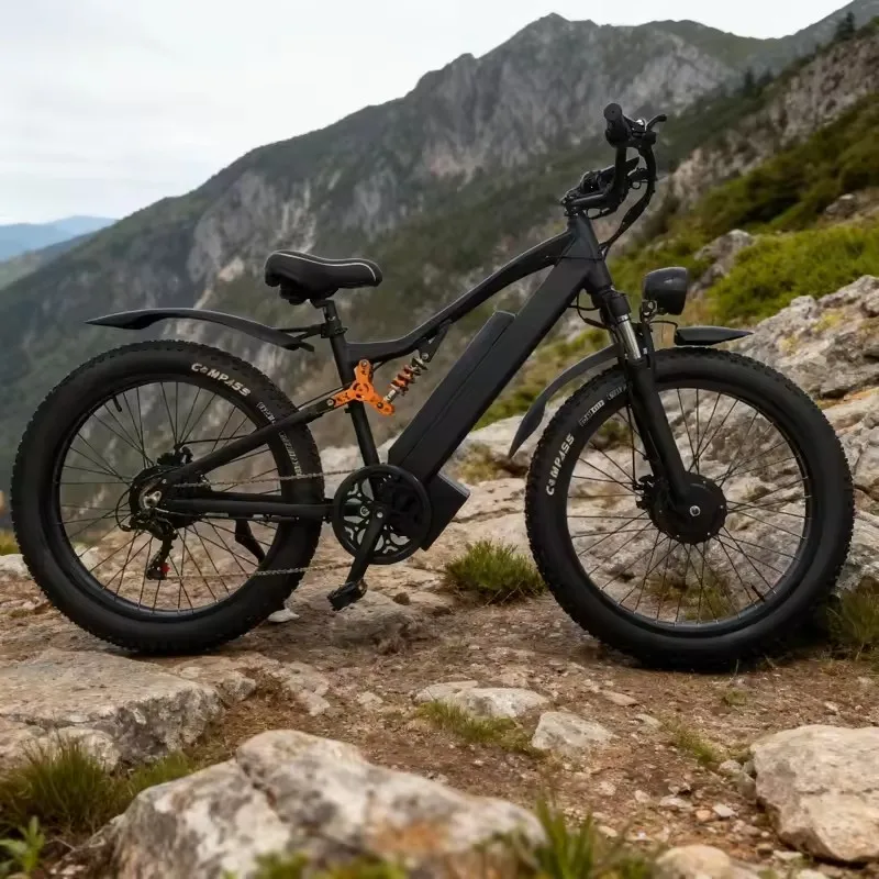 يمكن للدراجة الكهربائية مقاس 26 بوصة أن تصل إلى سرعات 50 كم/ساعة، وهي دراجة إلكترونية مريحة مع عمر بطارية طويل جدًا بقدرة 1000 وات 48 فولت 30 أمبير في الساعة. #5