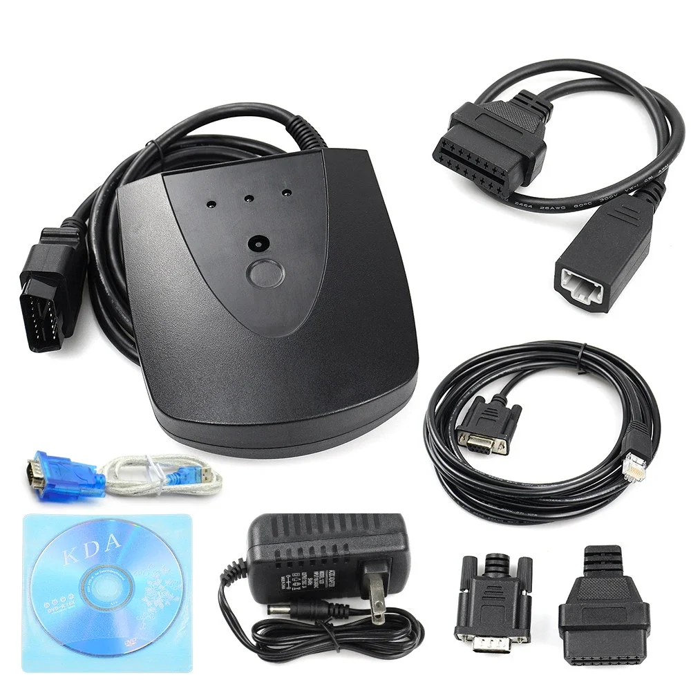 HDS HIM Newest V3.104.24 For Honda with Double PC Board & USB To RS232 HIM Diagnostic Tool HDS VIN Reader IMMO OBD2 Scanner