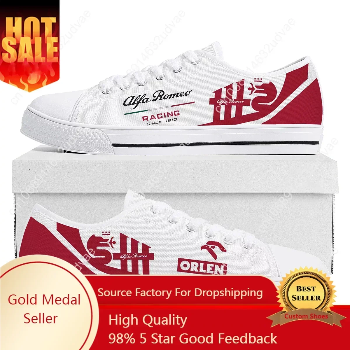 

A-Alfas Low Top Sneakers Mens Womens Teenager R-Romeos High Quality Canvas Shoes Couple Sneaker Custom Made White Shoe Unisex