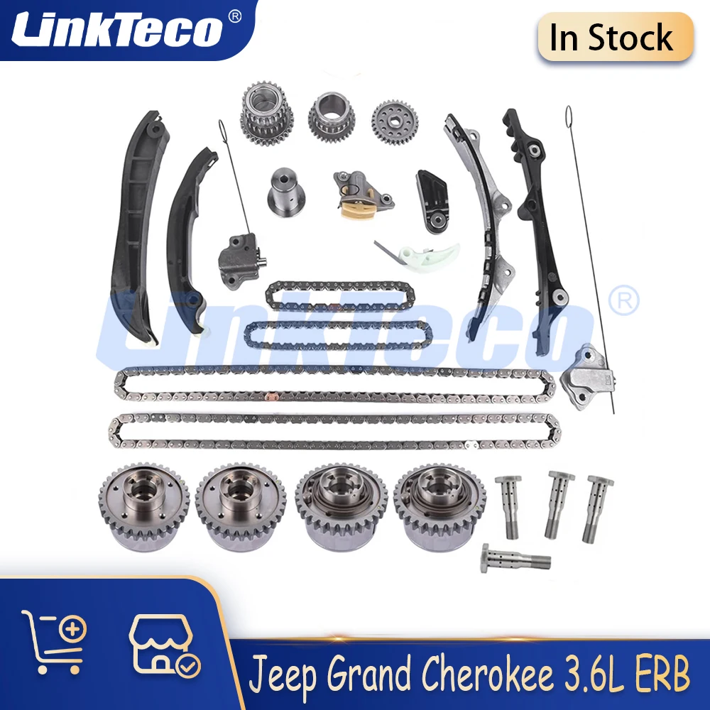 

Engine Parts Timing Chain Kit VVT Gear Fit 3.6 L Gas ERB For Jeep Dodge Wrangler Grand Cherokee Chrysler Ram 1500 3.6L V6 11-15