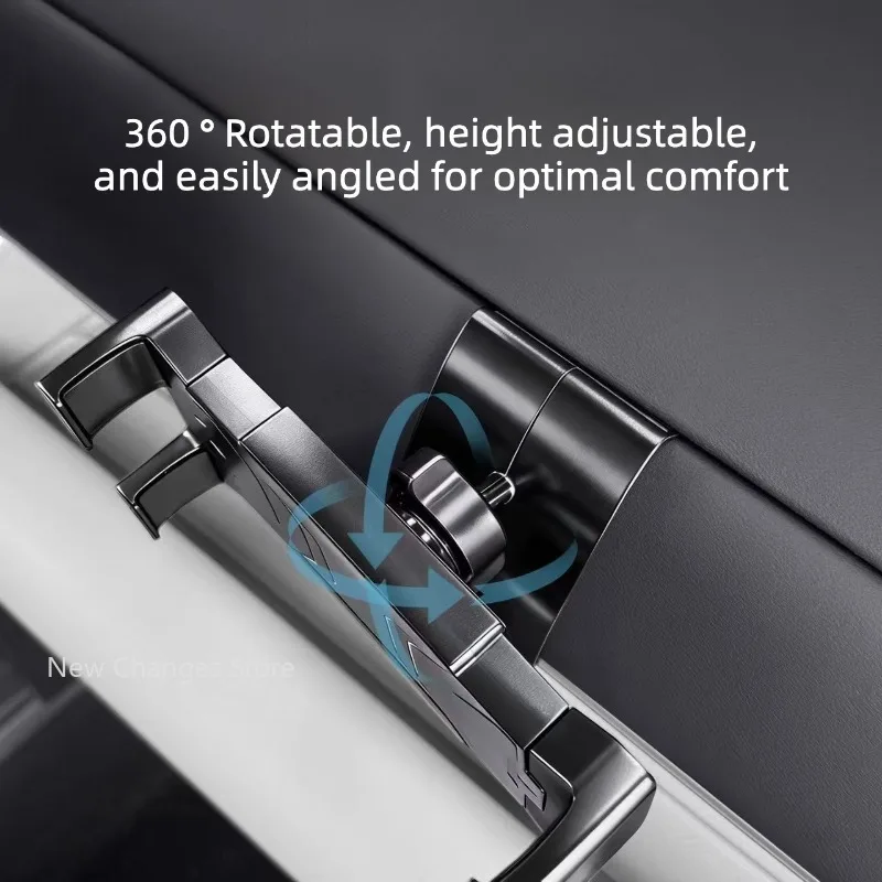 For BYD Ti 7 2025 2026 Passenger Buckle Fixed Adjustable IPad Car Holder Upgrade Modify Accessories