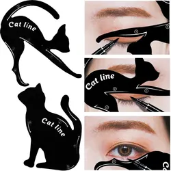 Cat Eyeliner Card Cat Line Auxiliary Tool Cat Eye Card Eyeliner Model Card Applicable Auxiliary Tool for Beginners