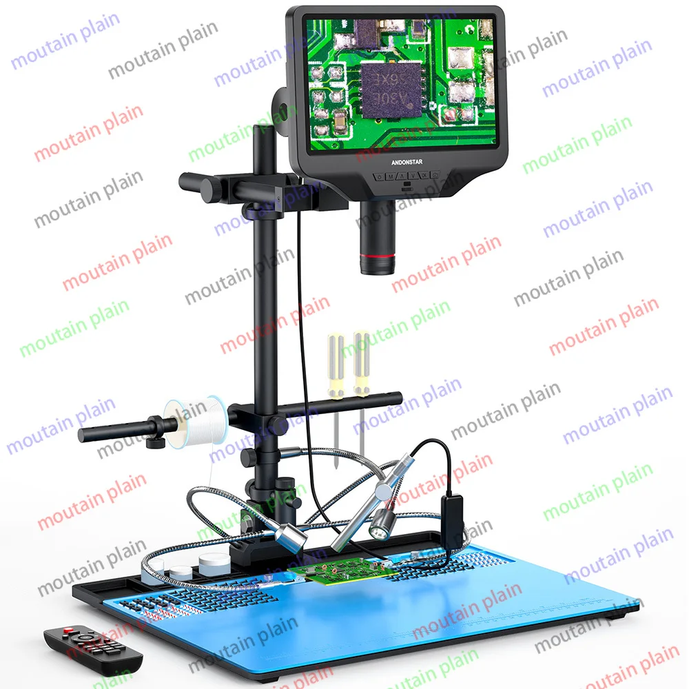 Digital Microscope for Soldering PCB/SMD Electronics Phone Repair with Endoscope 10.1'' WIFI HDMI/USB 300X