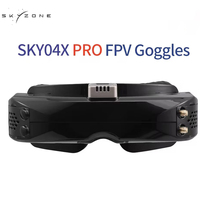 SKYZONE SKY04X PRO FPV Goggles 5.8G 48CH Steadyview Receiver 1920X1080 OLED DVR Head Tracker Fan for RC Airplane Racing Drones