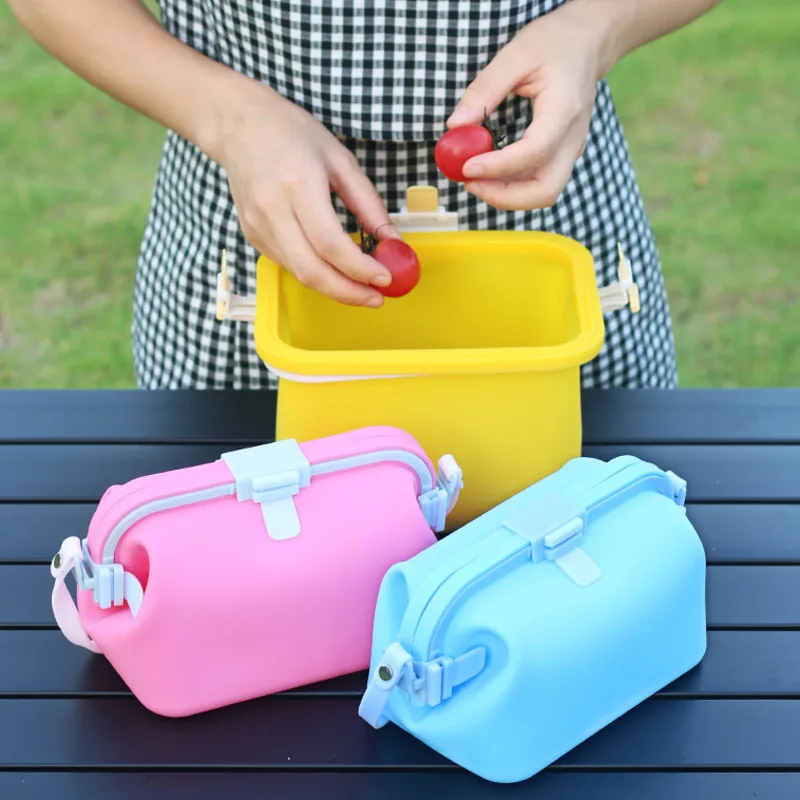 

Food Grade Silicone Storage Bag Refrigerator Reusable Fresh-keeping Bag Reusable Outdoor Fruit Silicone Sealed Sterilization Bag