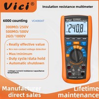 New Energy Insulation Resistance Meter, High-precision Megohmmeter, Multimeter, 2-in-1 Rocking Meter VC4060AT