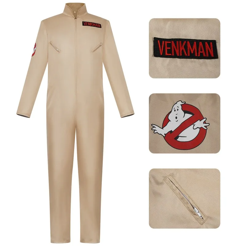 Ghostbusters Cosplay Anime-Figur Halloween-Kostüme für Männer Erwachsene Kinder Spielzeug Ghostbusters Overalls Karneval-Anzüge Kleidung