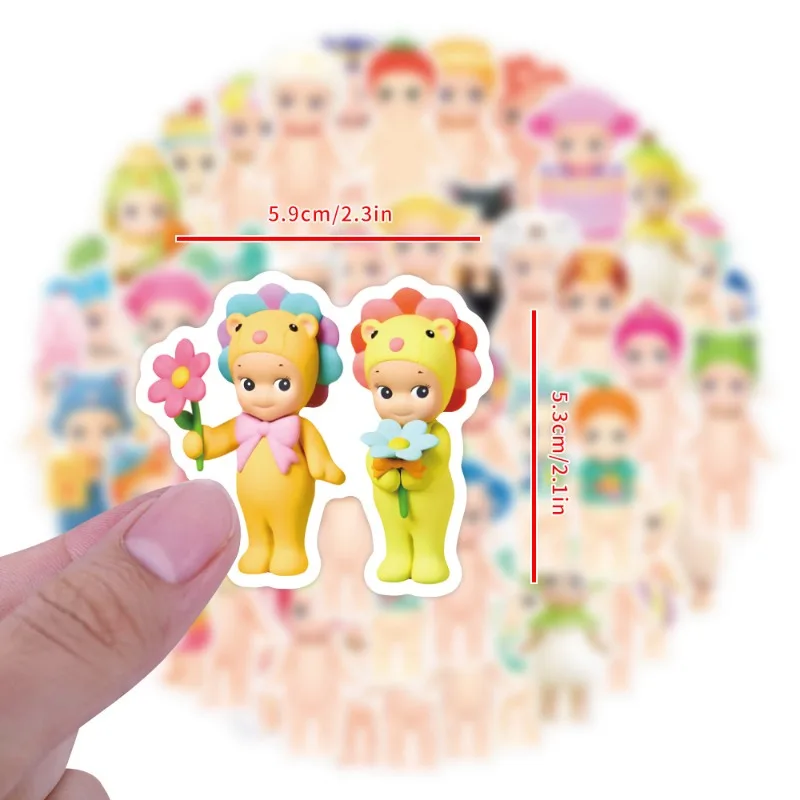 AliExpress MINISO 50/60PCS Sonny Angle Stickers Cute anime Angel doll Decor Luggage Phone Helmet Skateboard Bicycle Waterproof Sticker wholesale