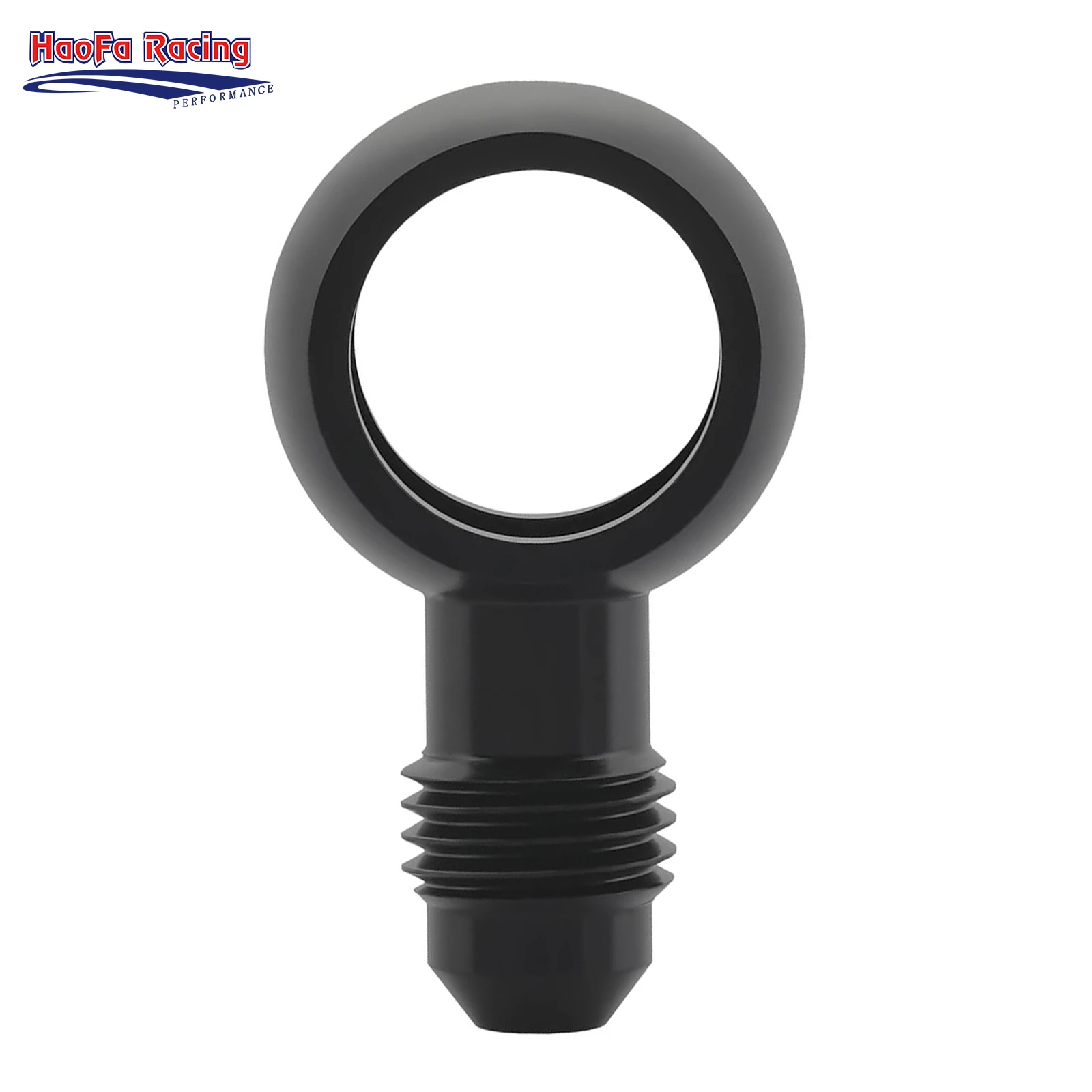 

Universal Aluminum Banjo Adapter Fitting 6AN Male Flare AN6 to 10mm 12mm 14mm Banjo Hole for Fuel Brake Systems Black
