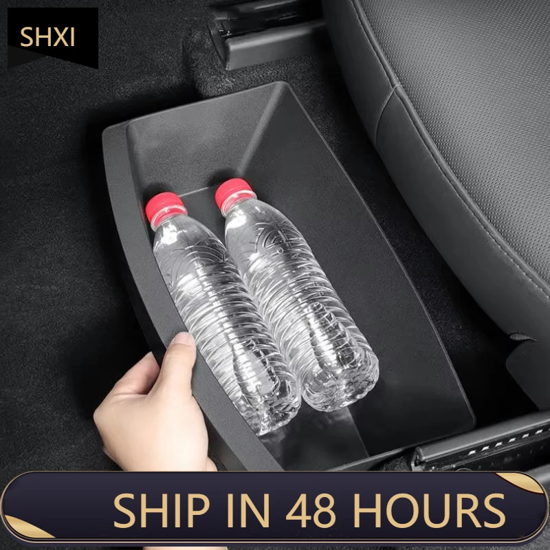 Good Quality New For Tesla New Model Y 2025 Juniper Launch Under Seat Storage Box Case Car Seat Organizer Vehicle Underseat Draw