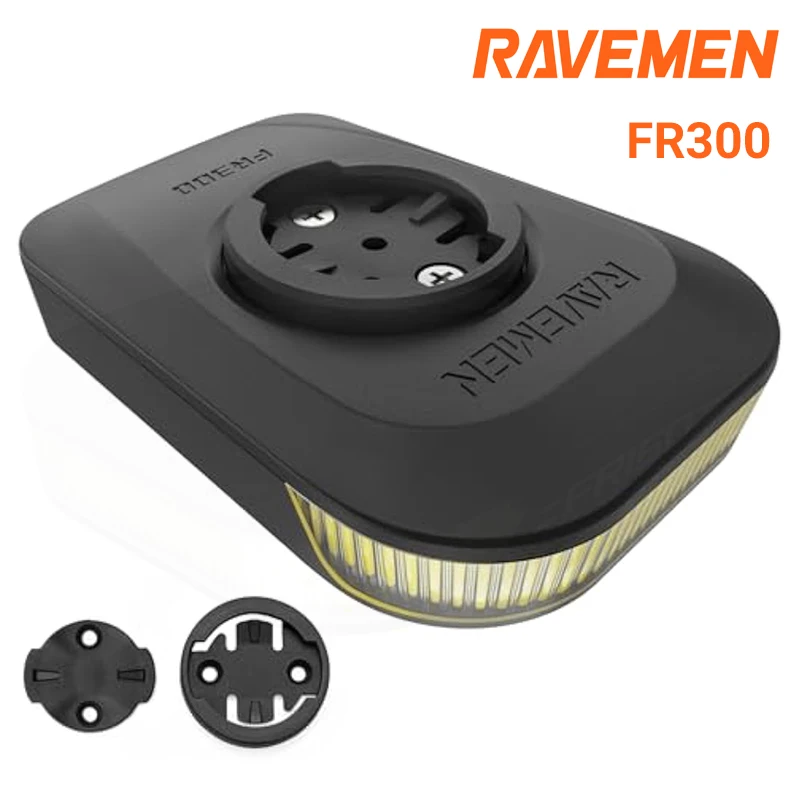 Farol diurno para bicicleta RAVEMEN FR300 160 compatível com Garmin XOSS IGPSPORT GPS Light para segurança da bicicleta com visibilidade lateral