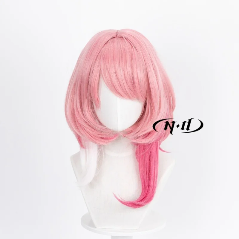 Parrucche Cosplay ND Cyrene Parrucchino rosa Honkai Star Rail Parrucche per capelli Cosplay per donne Comic Con Coser Sintetico resistente al calore