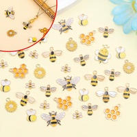 7/17/30pcs Bee Series Pendant,DIY Necklace,earring Jewelry Accessories,Valentine's Day,Mother's Day,Christmas,Thanksgiving Gifts