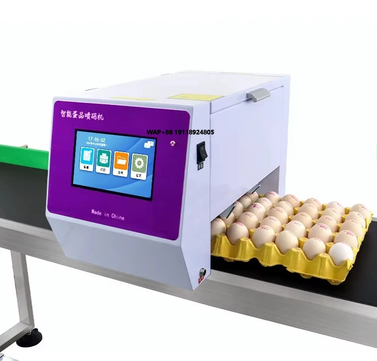 Fully Automatic Egg Ink Jet Printer Six-nozzles 600 Dpi HD Ink Jet Printer Ink Jet Printers for Chicken Egg