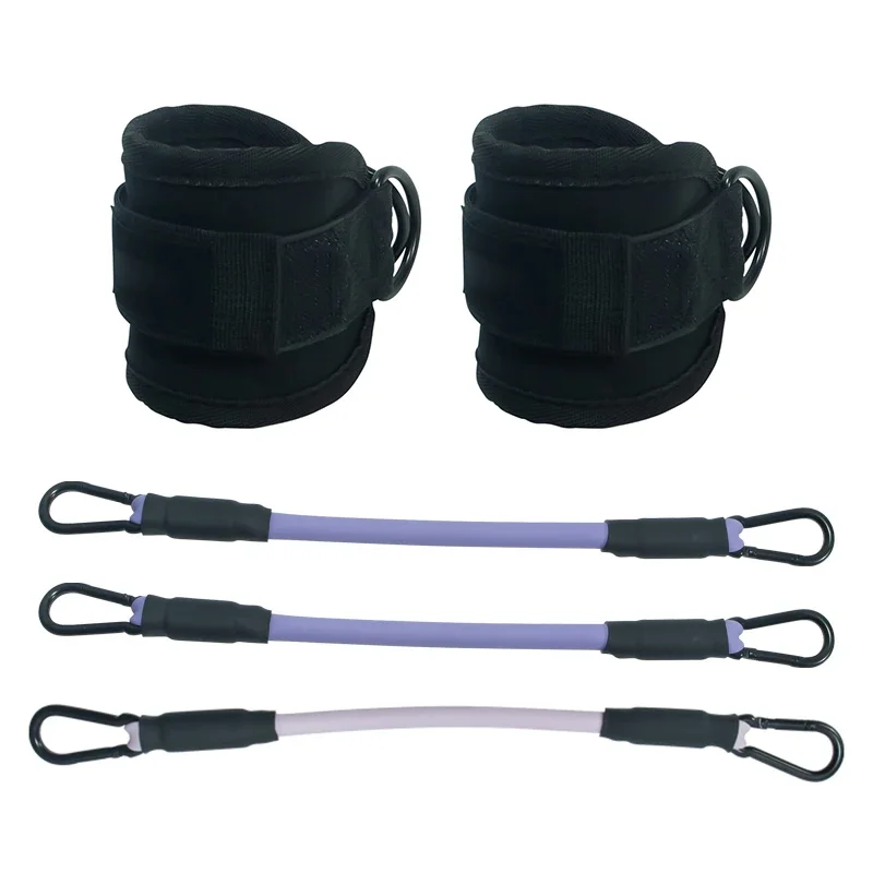 Adjustable Ankle Tension Band Workout Resistance Tube Heavy For Sports Fitness Training Pull Rope Exercises