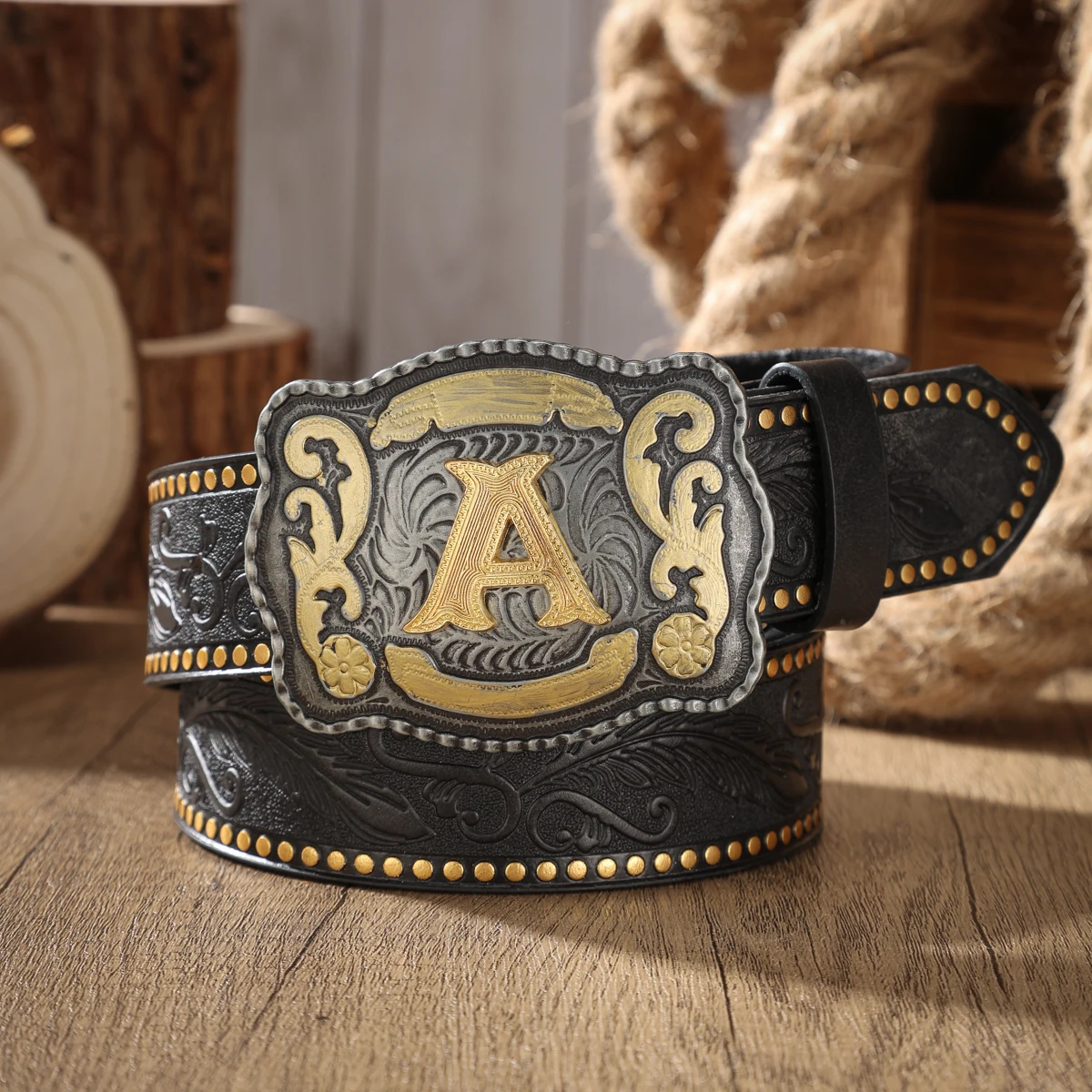 Ein PU-Gürtel für Damen und Herren, der den Stil von Western-Denim und Retro vereint, ist perfekt für alltägliche Freizeitausflüge. – Detail 14