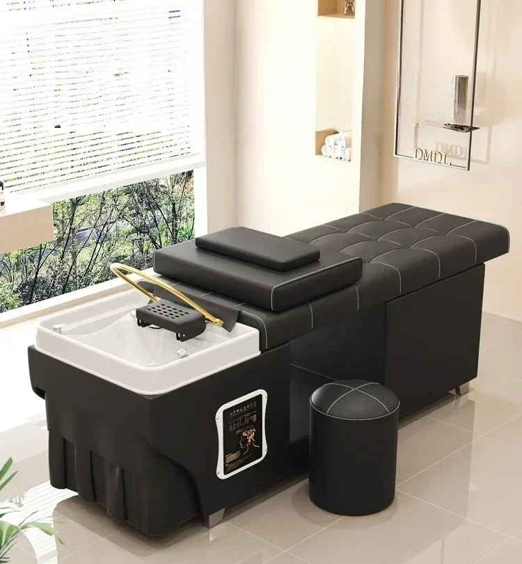 

A Hair treatment shampoo bed Thai shampoo bed barber shop special with water heater water circulation fumigation massage bed