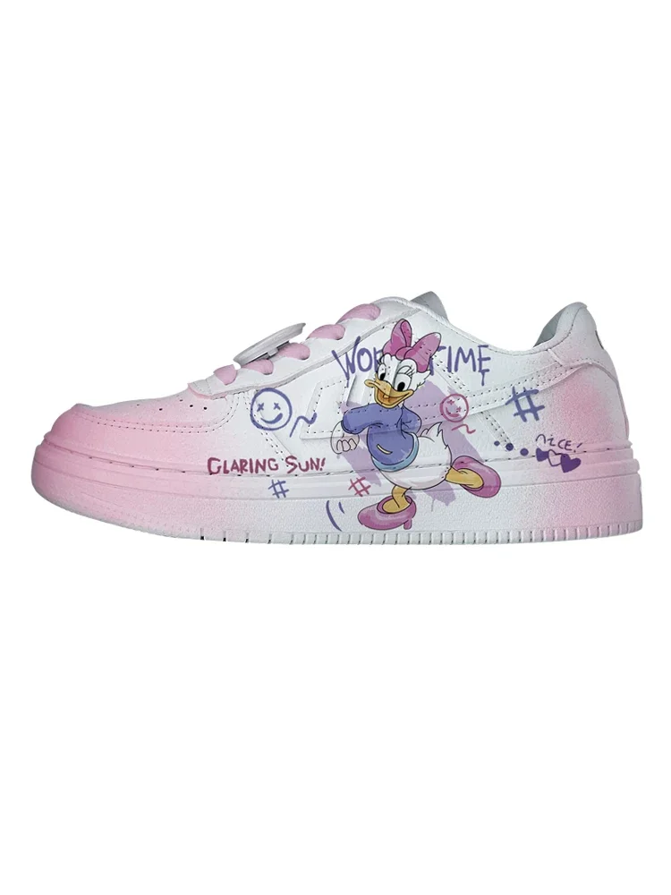 New Disney cartoon girls Daisy Donald Duck princess cute Casual shoes non-slip soft bottom sports shoes for girl gift