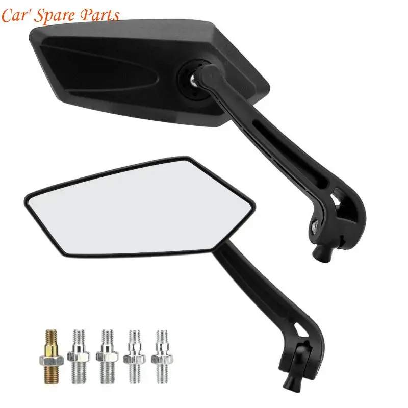 

Y4UA Motorbike Rearview Side Mirrors Adjustable Motorcycle Rearview Mirror