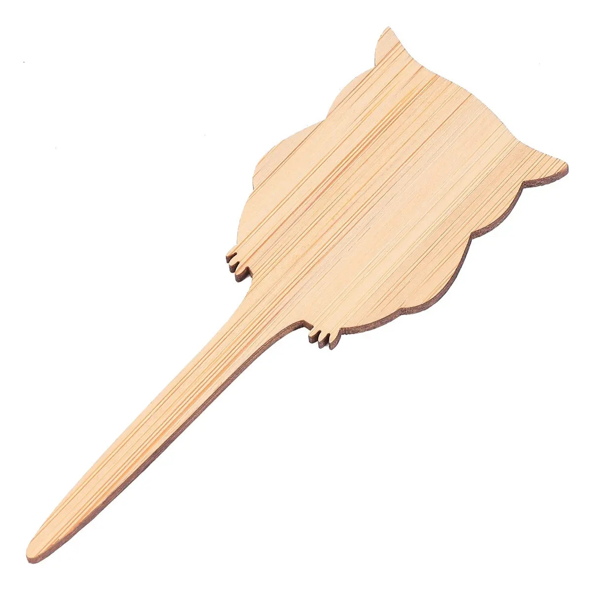 30Pcs Premium Bamboo Plant Labels Modern Pointed Design Garden Flower Herb Markers for Seedling Tracking Home Nursery