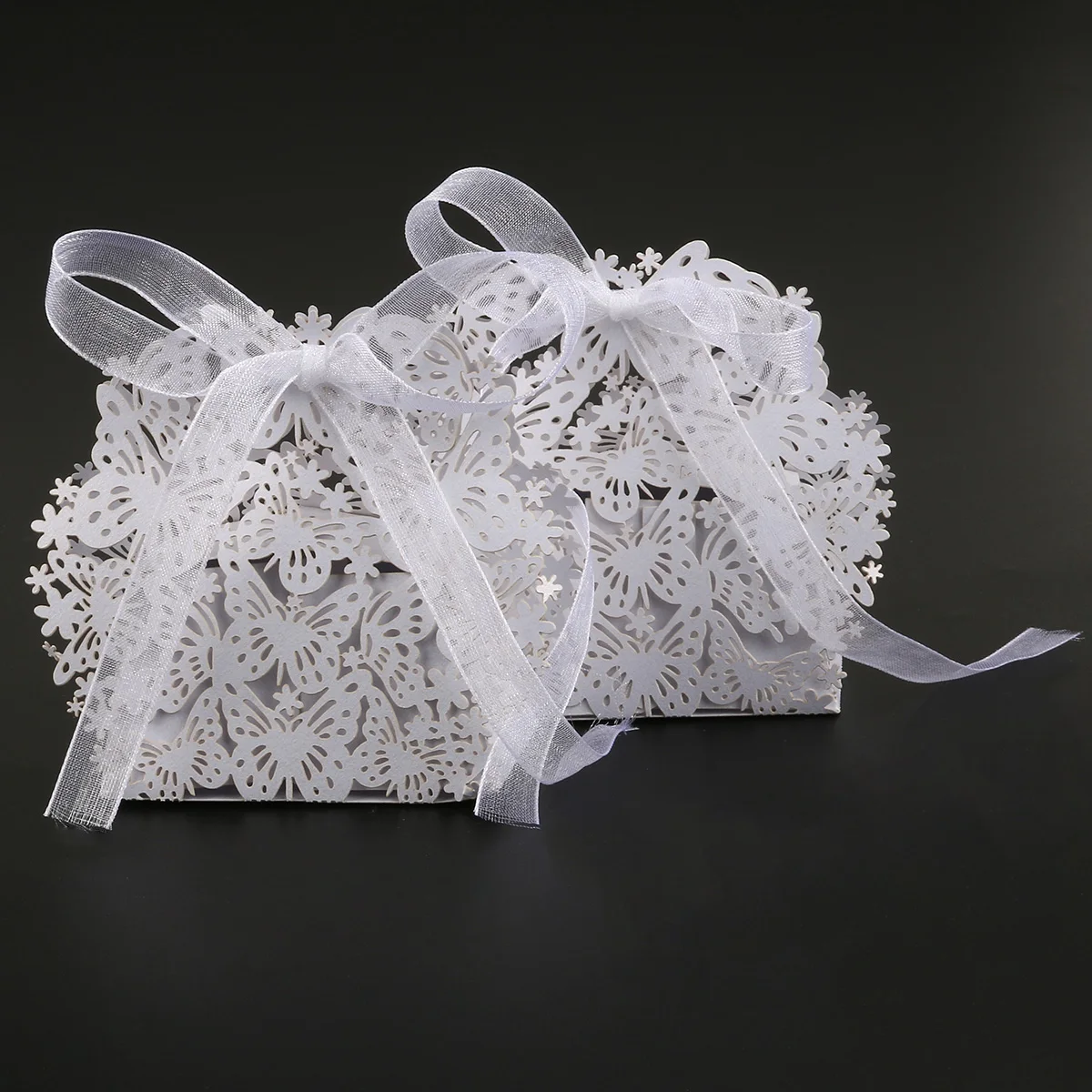 

50 Pcs Wedding Candy Box Gift Bridesmaid Boxes for Presents Decorations Large White