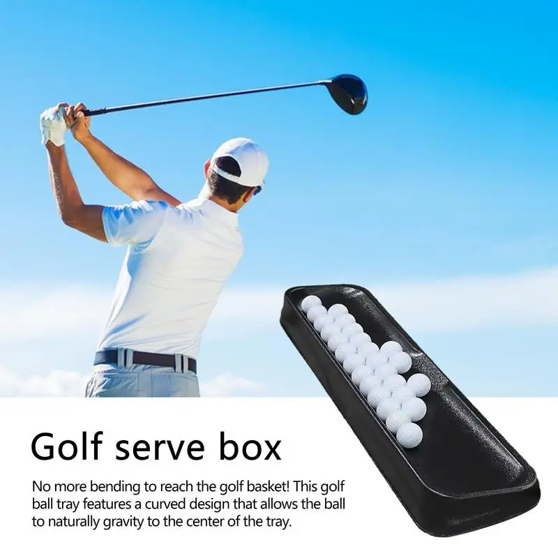 Golf Ball Tray Large Capacity Storage Container golf storage equipment tee box Golf training accessories golf tray