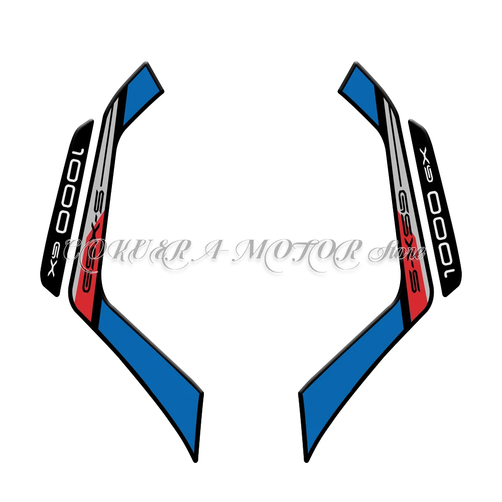 

3D наклейки на мотоцикл, защитные ручки для GSX-S 1000 GX 2024, 3D гелевые защитные наклейки из смолы, наклейки